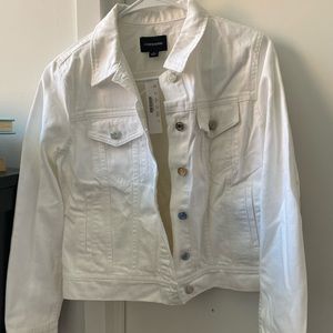 NWT J. Crew white denim jacket